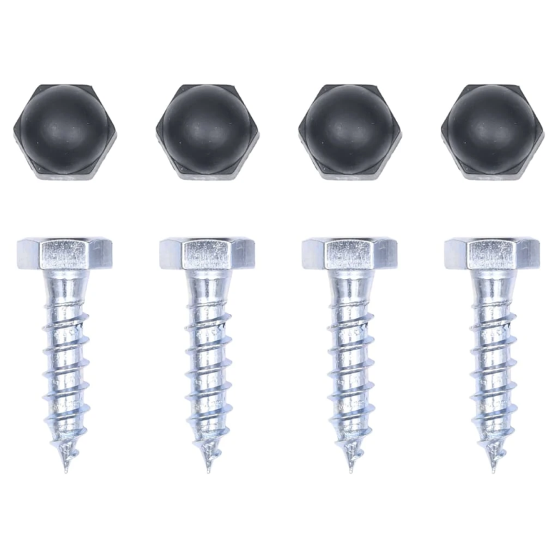 vidaXL griešanās stieņi, 3 gab., 125 cm, tērauds, sarkans