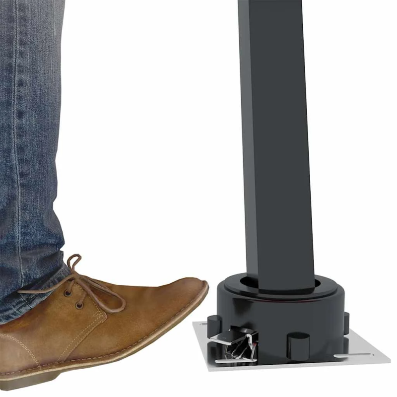 vidaXL markīzes stabu komplekts, antracītpelēks, 300x245 cm, dzelzs