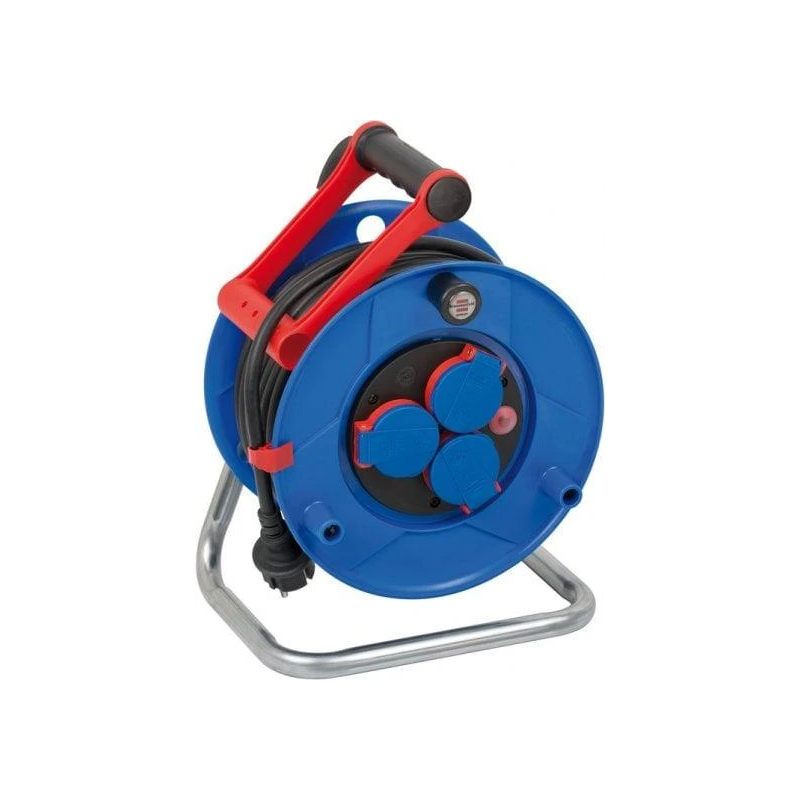 Pagarinātājs ar spoli BRENNENSTUHL GARANT, 3 vietas, 25 m, IP44