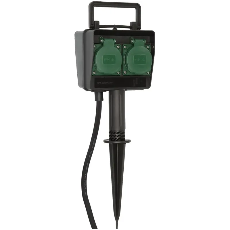 Pagarinātājs ar statīvu Brennenstuhl, 3 x 1,5 mm², 10 m, IP44, 4 ligzdas