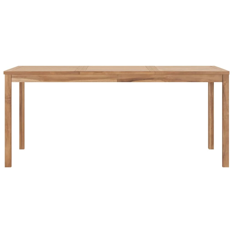 vidaXL dārza galds, 180x90x77 cm, masīvs tīkkoks