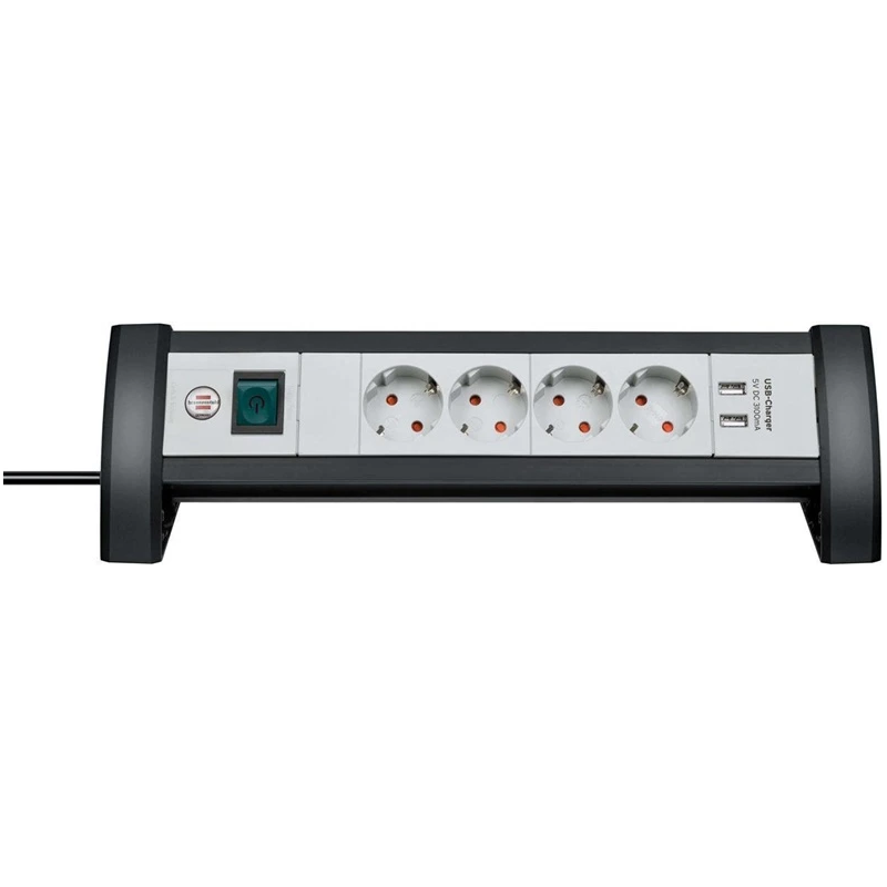 Pagarinātājs 1156250534 4viet. 2usb 1.8m