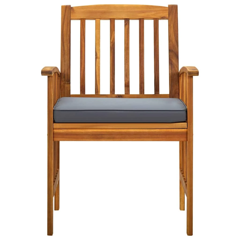 3058088 vidaXL 5 Piece Garden Dining Set with Cushions Solid Acacia Wood ,45962+2x312130,