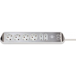 Pagarinātājs estilo kampinis 6gab 2usb