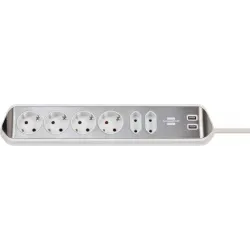 Ext cord 1153590620 2m 6v+2usb