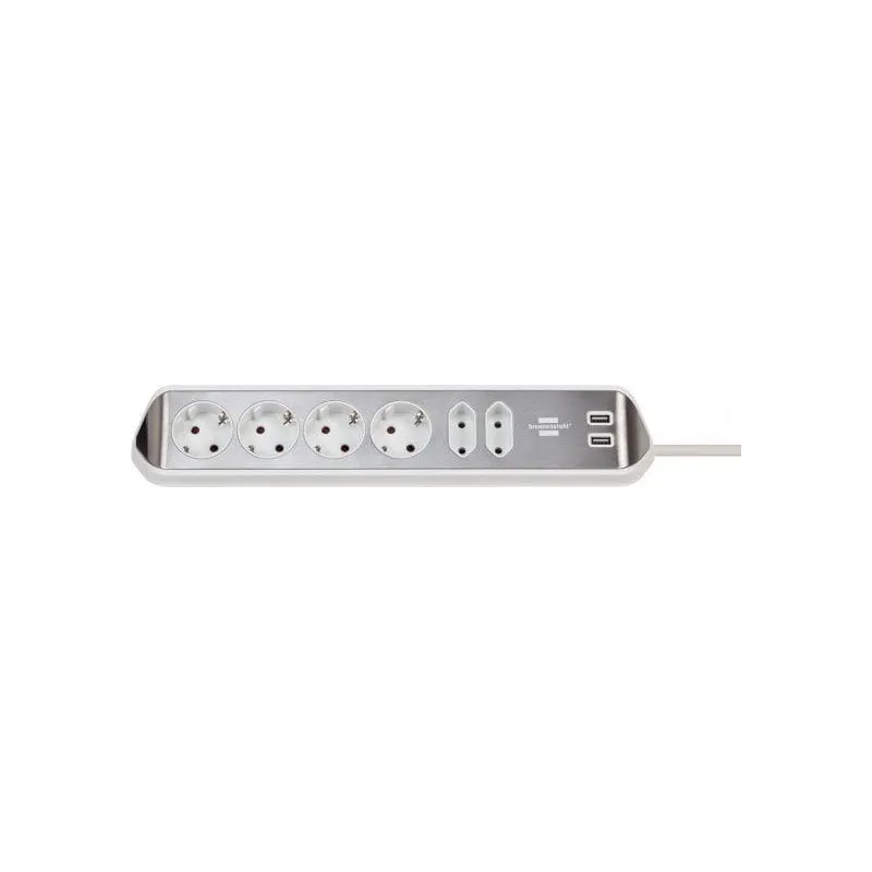 Pagarinātājs estilo kampinis 6gab 2usb
