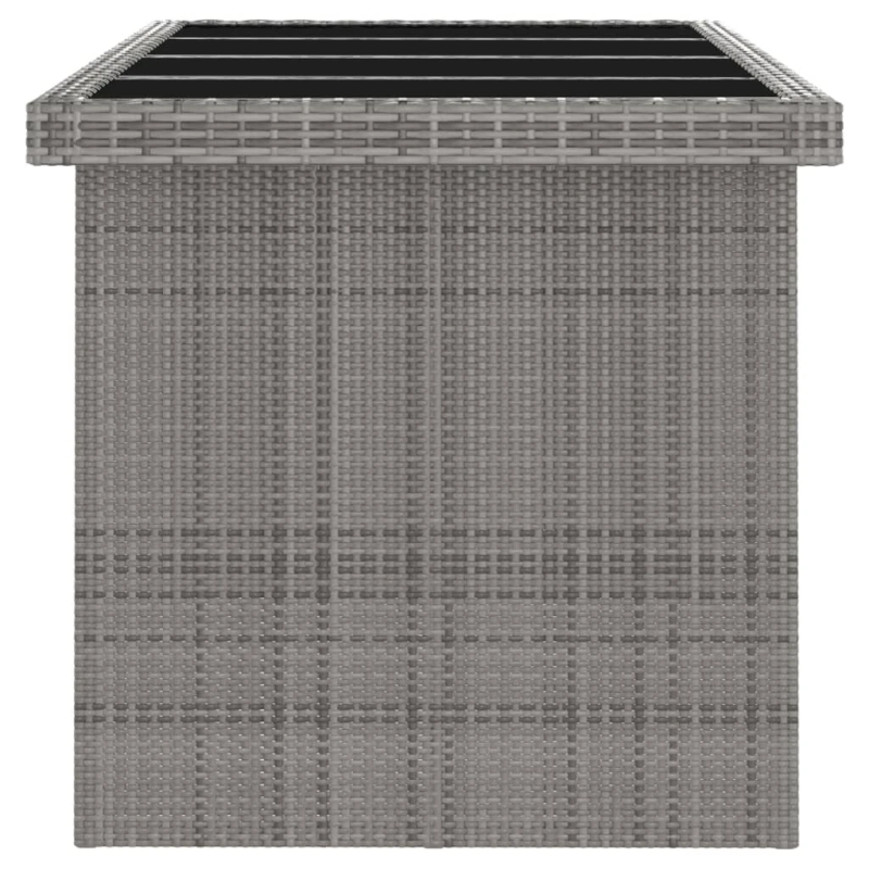 vidaXL 11-daļīgs dārza mēbeļu komplekts ar matračiem, PE rotangpalma