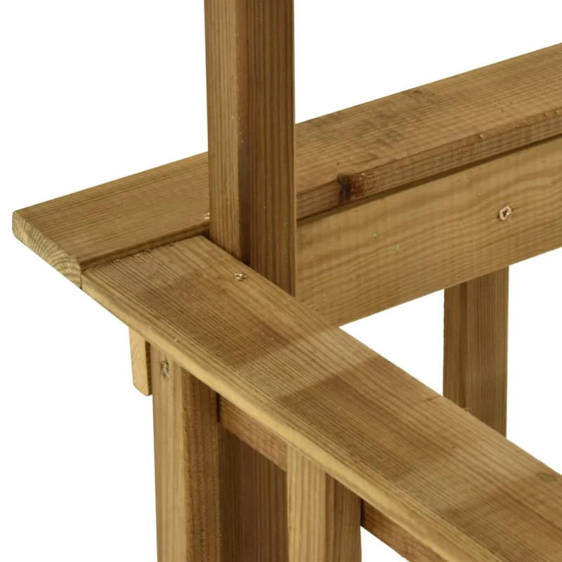 vidaXL grila nojume, 163,5x93x210 cm, impregnēts priedes koks