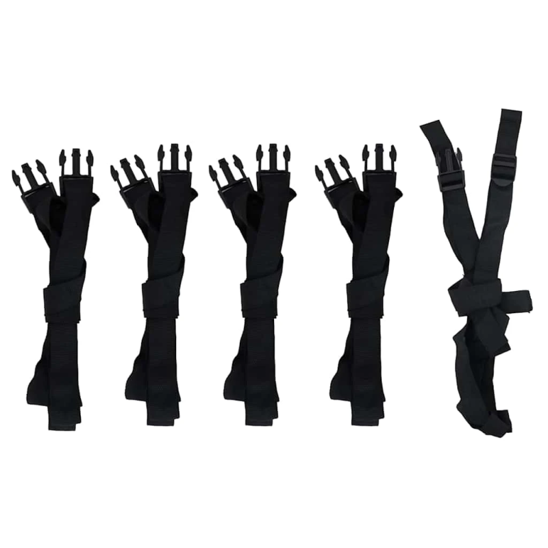 vidaXL laivas pārvalks, zils, 605x209x40 cm