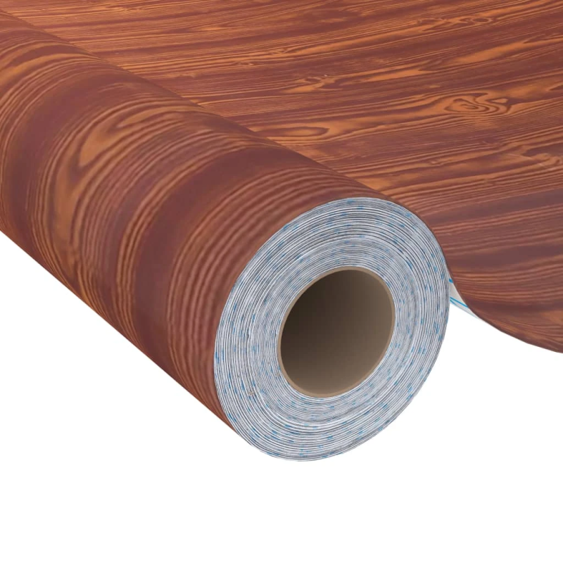 vidaXL mēbeļu līmplēve, akācijas raksts, 500x90 cm, PVC