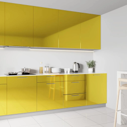 vidaXL mēbeļu līmplēve, spīdīga zelta krāsa, 500x90 cm, PVC