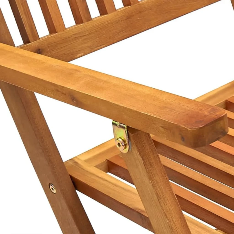 vidaXL 7-daļīgs dārza mēbeļu komplekts, saliekams, akācijas masīvkoks