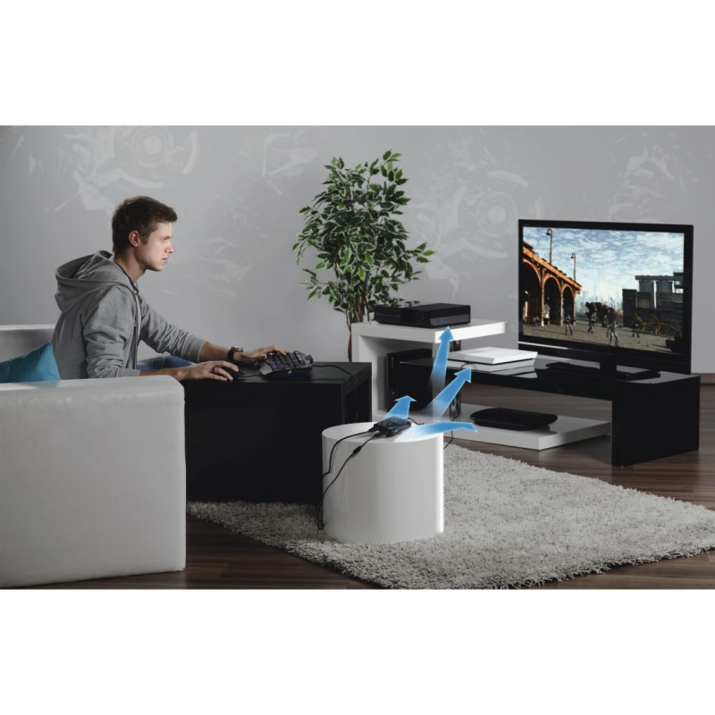 Hama 00054478 Speedshot Ultimate Mouse-Keyboard Converter for PS4-PS3-XboxOne-Xbox360