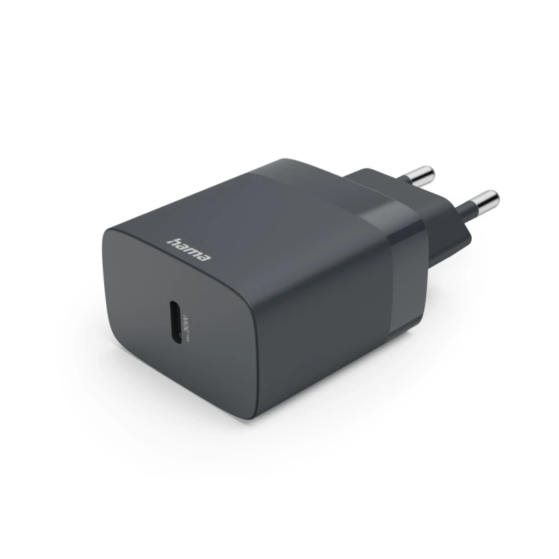 Hama 00086442 30W USB-C Charger PD Black