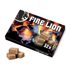 Aizdedzināšanas klucīši brūni 32gb