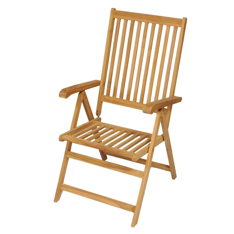 vidaXL 7-daļīgs dārza mēbeļu komplekts, masīvs tīkkoks