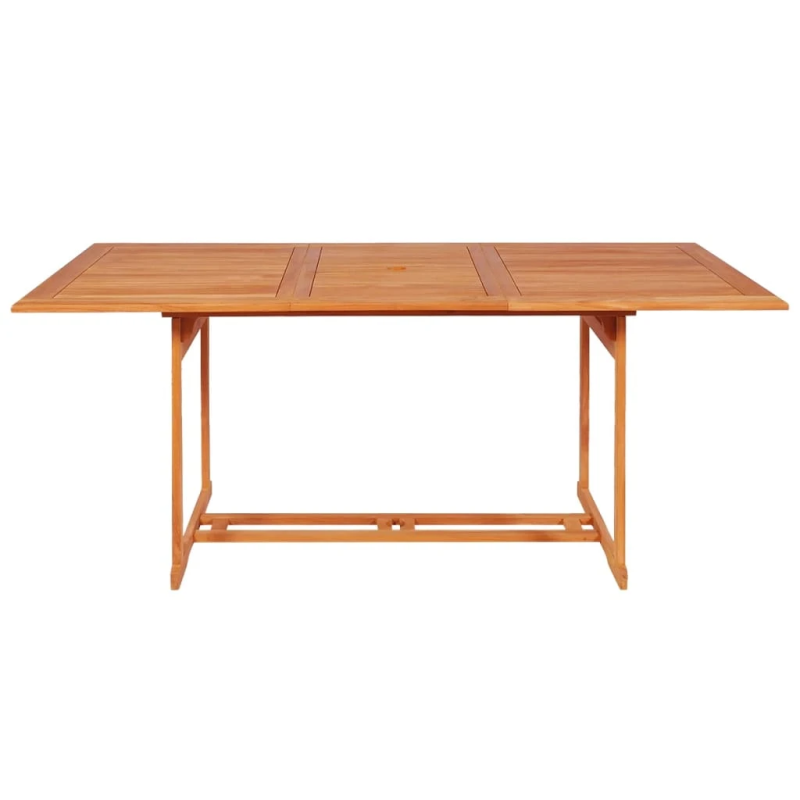 vidaXL 9-daļīgs dārza mēbeļu komplekts, masīvs tīkkoks