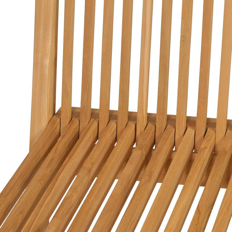 vidaXL 5-daļīgs dārza mēbeļu komplekts, masīvs tīkkoks