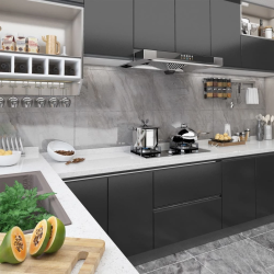 vidaXL mēbeļu līmplēves, 2 gab., melnas, 500x90 cm, PVC