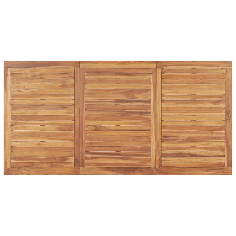 vidaXL 9-daļīgs dārza mēbeļu komplekts, 180x90 cm, masīvs tīkkoks