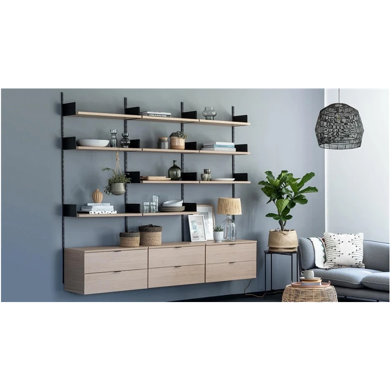 Kronšteins plaukta 2 gab 250x128 mm mel.