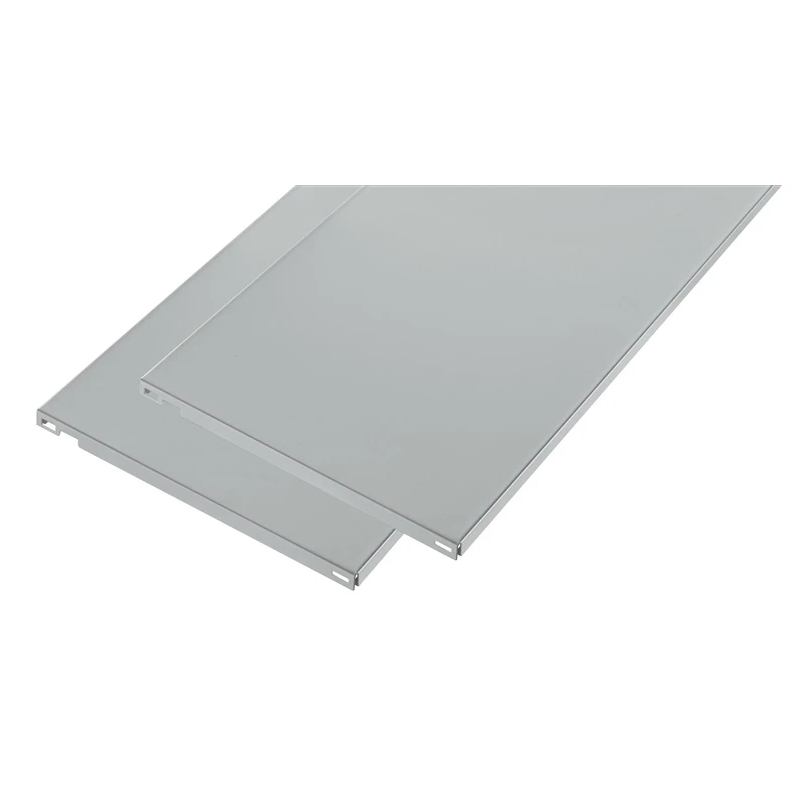 Metāla plaukti 2 gab 80x30 cm pelēki