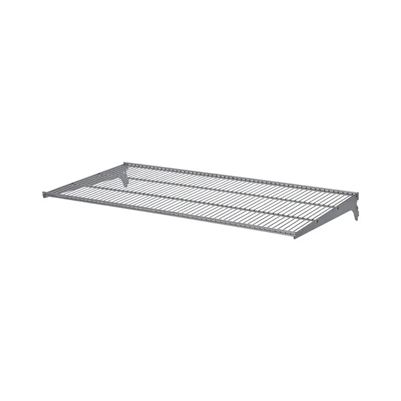 Plaukts ar kronšteiniem Dolle Gridboard Set, 80 cm x 40.6 cm, pelēka krās., 3 gab.