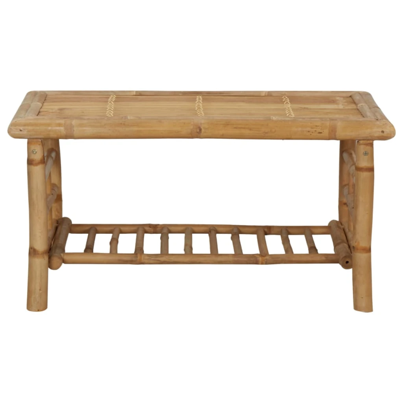 vidaXL 4-daļīgs dārza atpūtas mēbeļu komplekts ar matračiem, bambuss