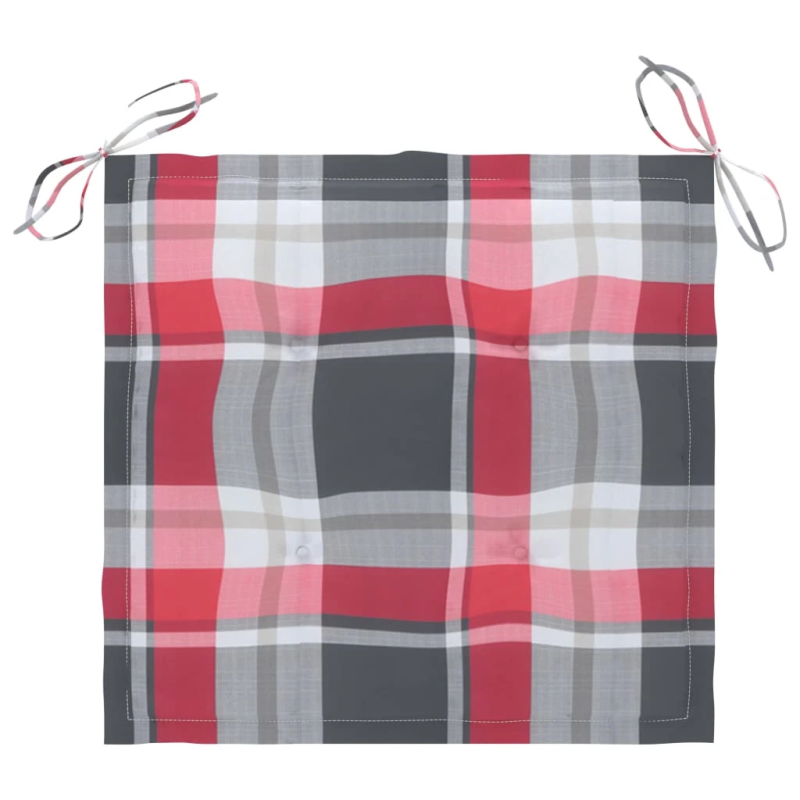 vidaXL dārza krēsli ar matračiem, 2 gab., akācijas masīvkoks