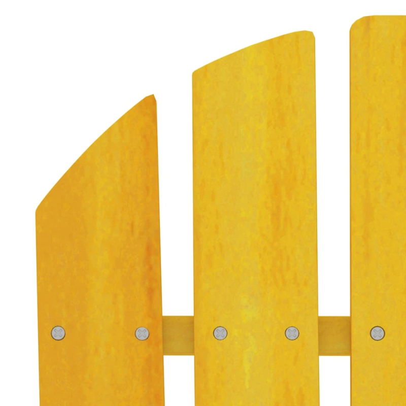 vidaXL dārza krēsls, egles masīvkoks, dzeltens