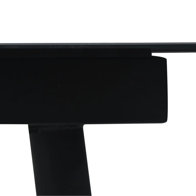 vidaXL 5-daļīgs dārza mēbeļu komplekts, melns, PVC rotangpalma