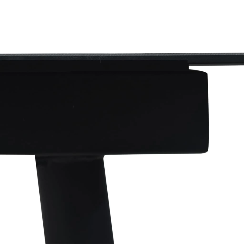 vidaXL 7-daļīgs dārza mēbeļu komplekts, melna PVC rotangpalma