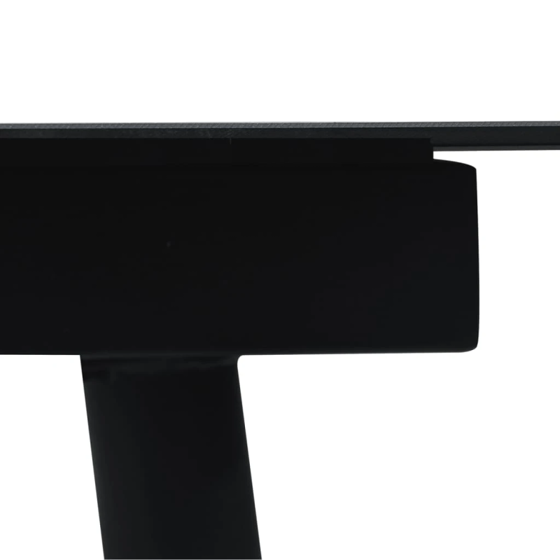 vidaXL 9-daļīgs dārza mēbeļu komplekts, PVC, rotangpalma, melns