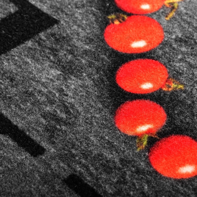 vidaXL virtuves paklājs, mazgājams, ar uzrakstu, 60x300 cm