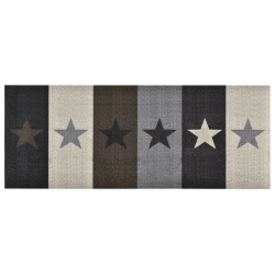 vidaXL virtuves paklājs, mazgājams, apdruka ar zvaigznēm, 60x180 cm