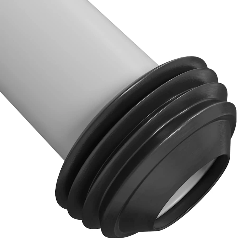 vidaXL tualetes poda tvertne ar apakšējo ūdens padevi, 3-6 l, pelēka