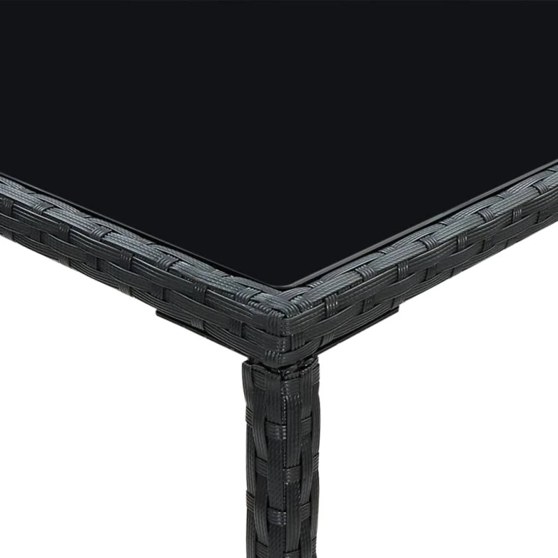 vidaXL 5-daļīgs dārza mēbeļu komplekts ar matračiem, PE rotangpalma