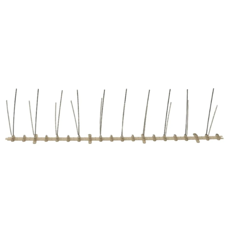 vidaXL putnu atbaidīšanas radzes, 2 rindas, 20 gab., 10 m, plastmasa