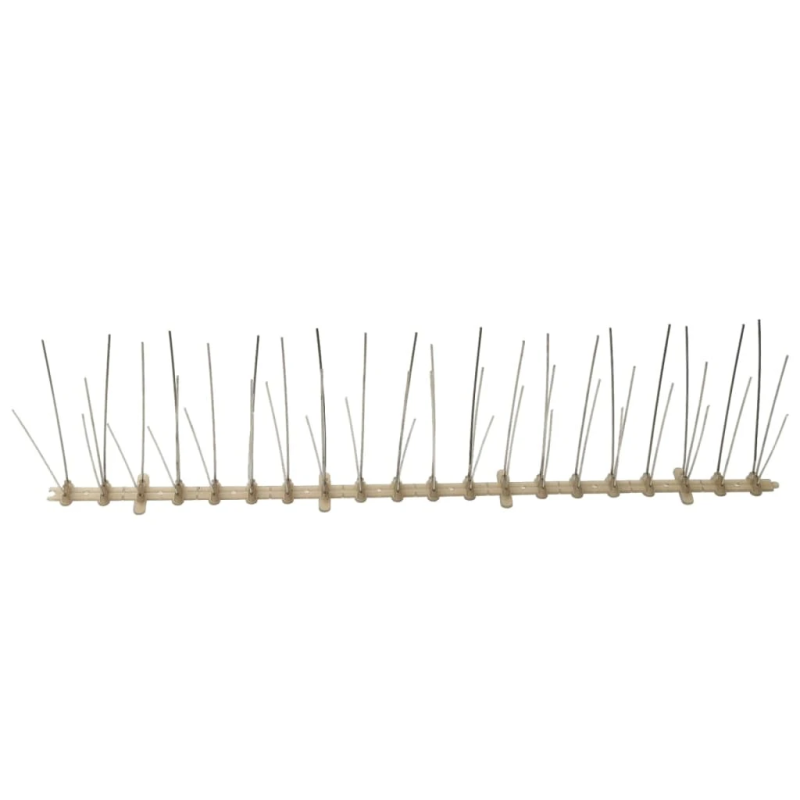 vidaXL putnu atbaidīšanas radzes, 5 rindas, 20 gab., 10 m, plastmasa