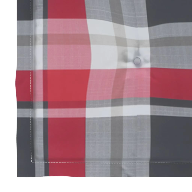 vidaXL dārza krēsli, matrači ar četrstūriem, 2 gab., masīvs tīkkoks