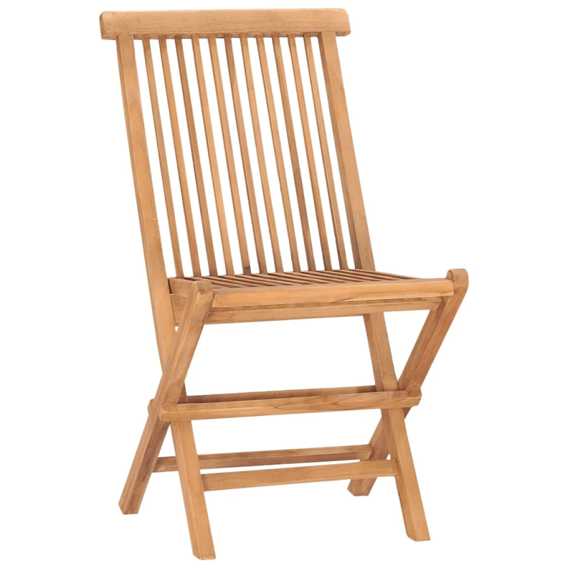 vidaXL 3-daļīgs dārza mēbeļu komplekts, saliekams, masīvs tīkkoks