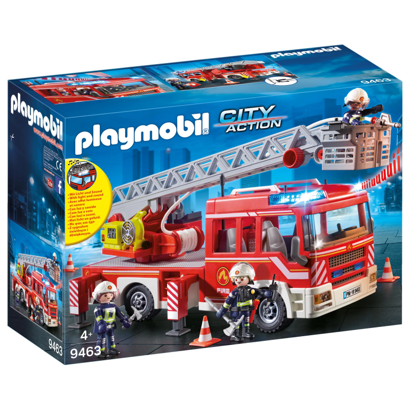 PLAYMOBIL CITY ACTION Ugunsdzēsēju transportlīdzeklis
