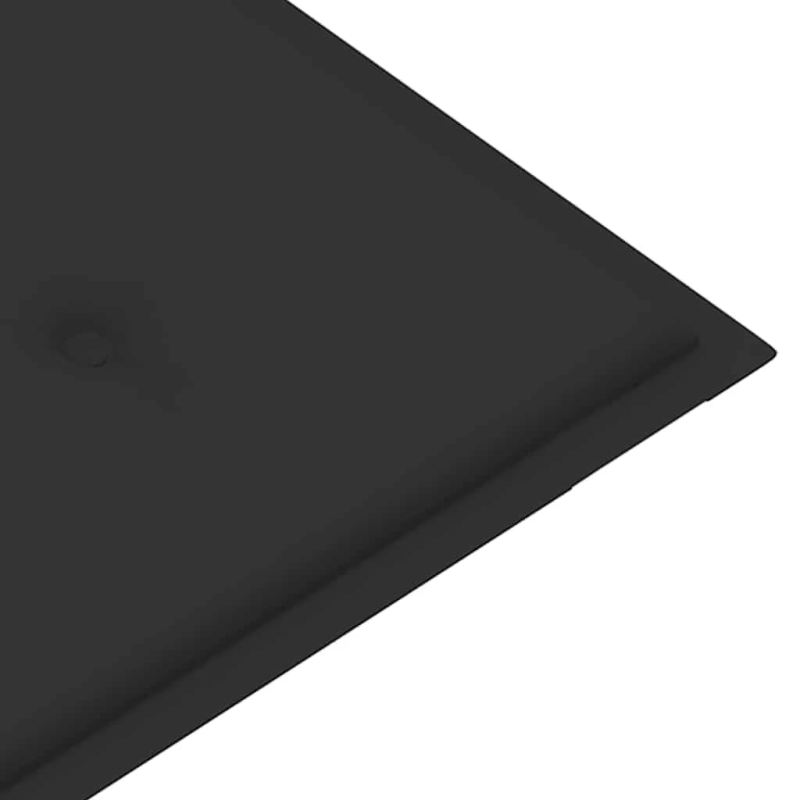 vidaXL saliekams dārza sols ar matraci, 118 cm, bambuss