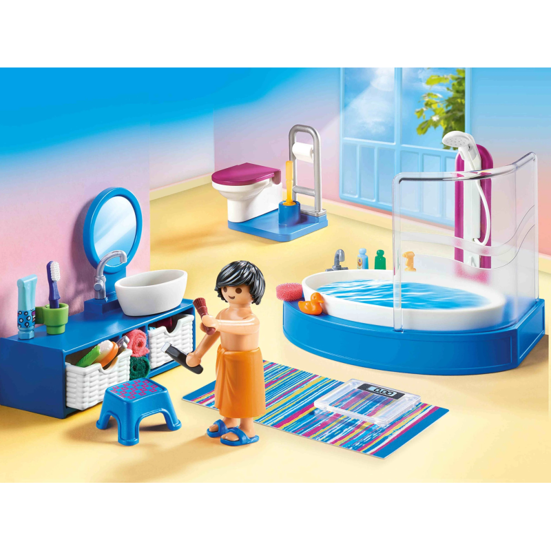 PLAYMOBIL DOLLHOUSE Vannasistaba ar vannu 70211