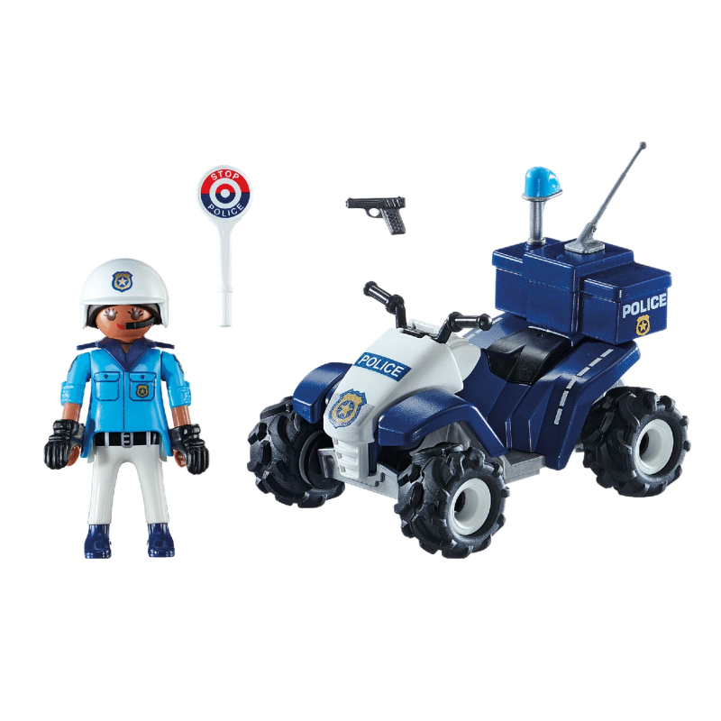 PLAYMOBIL Policija – Ātrgaitas kvadracikls 71092
