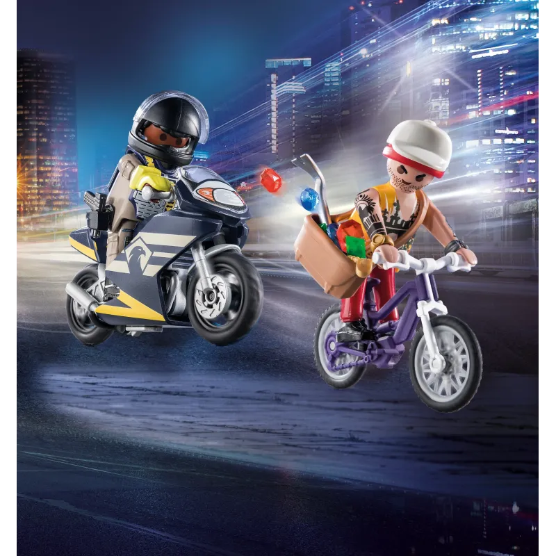 PLAYMOBIL CITY ACTION Sākuma komplekts Specdienests un zaglis 71255