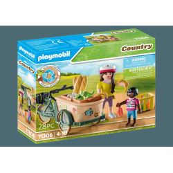 PLAYMOBIL FARM Fermera kravas velosipēds 71306