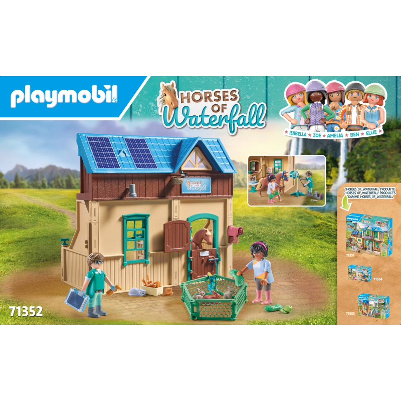 PLAYMOBIL WORLD OF HORSES Jāšanas terapijas un veterinārā prakse 71352