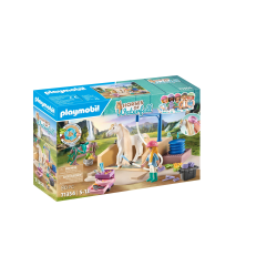 PLAYMOBIL WORLD OF HORSES Mazgāšanas stacija ar Izabellu un Lauveni 71354