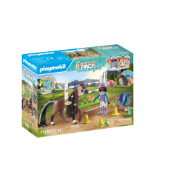 PLAYMOBIL WORLD OF HORSES Lēcienu arēna ar Zoju un Bleizu 71355